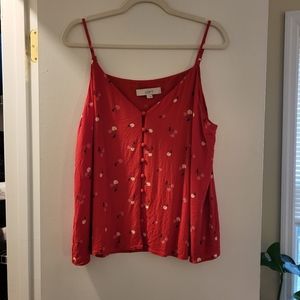 LOFT Cherry Camisole
